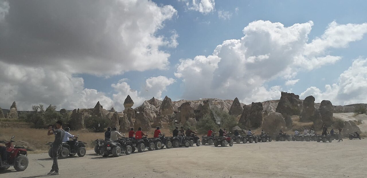 ATV quad bike tour through Cappadocia valleys