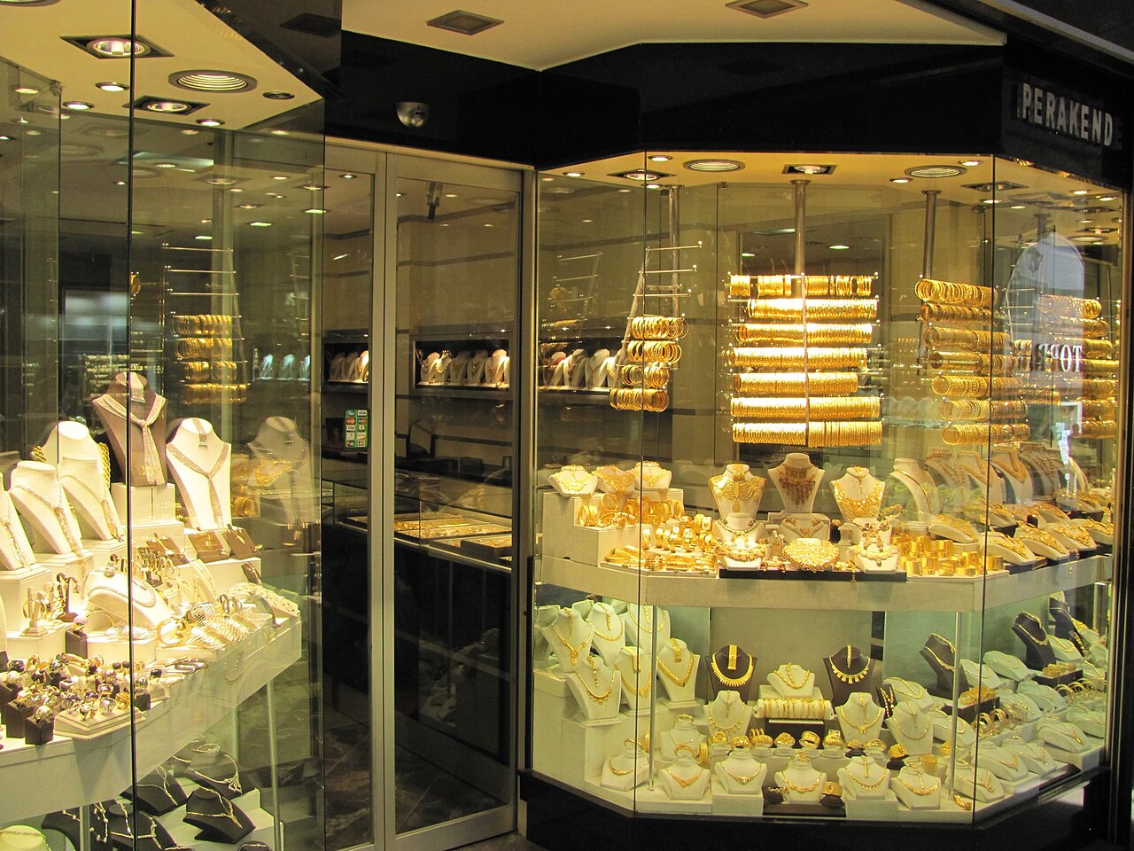 Diamond and jewellery showroom at the Grand Bazaar in Istanbul