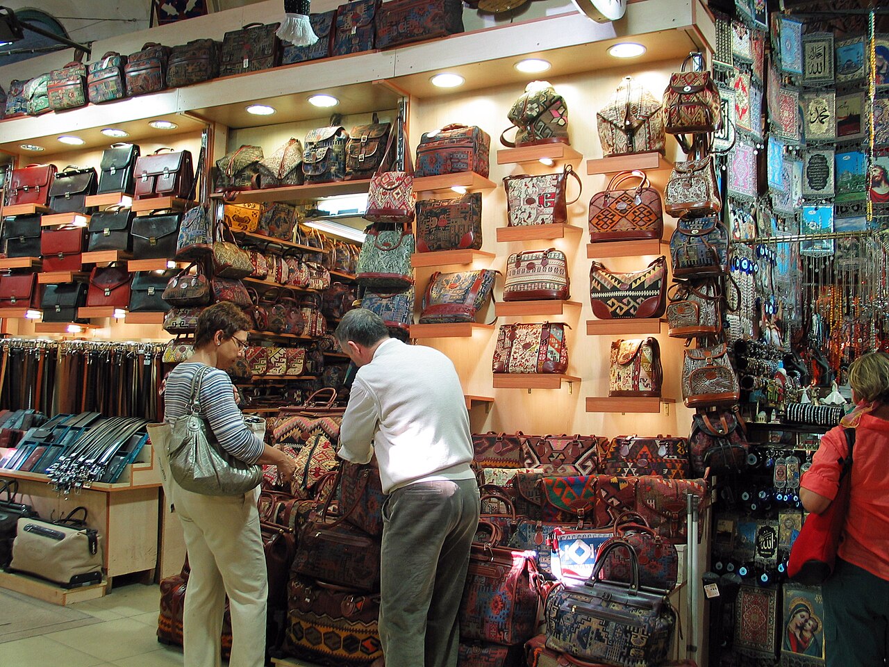 Turkish leather store and fashion show in Cappadocia