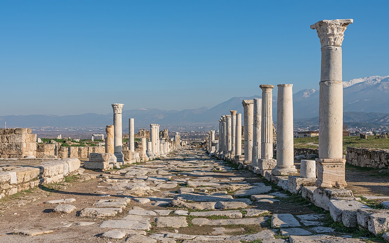 Colonnaded street at Laodicea